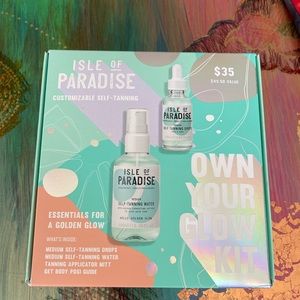 Brand New Isle of Paradise Self Tanning Drops 
Own Your Glow Kit